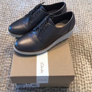 Clarks Women Sharon Crystal Wedge Oxford